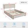 SUNFECILI Polsterbett 180x200 cm,Boxspringbett 180x200,mit Produktbild-Vorschau 8