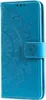 A teal flip case for a Samsung Galaxy S20 Plus with a mandala embossed pattern. Produktbild-Vorschau