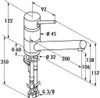KLUDI SCOPE Spültisch-Einhandmischer DN chrom Voir les images du produit 4