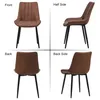 CLIPOP Chaises de salle à manger set de 2 chaises Voir les images du produit 4