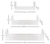 Radius Design - Booksbaum Wandregal horizontal : Weiß L Produktbild-Vorschau 7