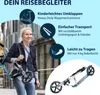 City Scooter Big Wheel Hudora Alu 8" 205 schwarz/blau 205mm Produktbild-Vorschau 17