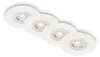 BRILONER - Set di 4 luci LED da incasso a soffitto, luci da Anteprima dell’immagine prodotto 1