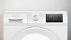 A close-up view of the control panel of a white Siemens washing machine. Produktbild-Vorschau