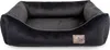 Premium Hundebett Velvet Schwarz XXL – 120x95x25 cm | Produktbild-Vorschau 1