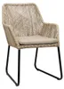 Dining-Gartenstuhl | Mona | Sand | Rope | 2er Set Produktbild-Vorschau 1