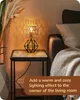 EDISHINE Tischlampe Wohnzimmer, Boho Tischleuchte,  inkl. Produktbild-Vorschau 5