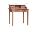 vidaXL Bureau avec tiroirs 90x50x101 cm Vieux bois massif Voir les images du produit 6