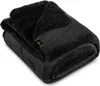 Eurofirany Doppelseitige Decke schwarz 160 cm x 70 cm Produktbild-Vorschau 1