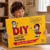 Malvorlage nach Zahlen mit Rahmen „Disney’s Frozen“ 70 x 50 Produktbild-Vorschau 6