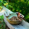 Vogelfutterhaus aus Keramik, freistehende Vogeltränke für Produktbild-Vorschau 4