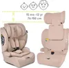 Two car seats are shown side-by-side with graphics indicating age and height range. Voir les images du produit