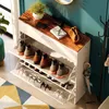 FCH Schuhschrank mit 2 Klappen, Schuhregal mit Schubladen, Produktbild-Vorschau 4