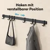 doporro Garderobenhaken Aluminium, 6 Verschiebbare Produktbild-Vorschau 4
