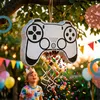 Relaxdays Pinata Gamer, tyč a maska, detská party pinata, Náhľad obrázku produktu 2