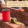 Maurerschnur rot Richtschnur 100m 2mm reißfeste Schnur Produktbild-Vorschau 4