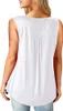 ASKSA Damen Tank Top Ärmellose V-Ausschnitt T-Shirt Produktbild-Vorschau 3
