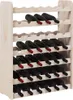 vidaXL Weinregal 67,5x25x87 cm Massivholz Kiefer Produktbild-Vorschau 4
