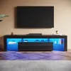 Mobile TV SONNI nero lucido 180 x 39 x 30 cm Dotato di Anteprima dell’immagine prodotto 2
