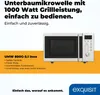 Exquisit Unterbau-Mikrowelle UMW 800G-3.1 Inox |  20 Liter Produktbild-Vorschau 2