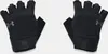 A pair of black fingerless Under Armour training gloves. Anteprima dell’immagine prodotto