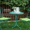 Lavea® Sitzkissen 40x40 cm, 8er Set, Lindgrün - mit Produktbild-Vorschau 5