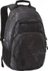 A black and gray camouflage backpack is shown from the front. Produktbild-Vorschau