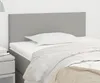 vidaXL Tête de lit gris clair 100x5x78/88 cm Tissu Voir les images du produit 2