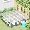 vidaXL Klare Plane mit Ösen 2x2 m Polyethylen Produktbild-Vorschau 2