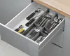 metaltex Schubladen-Organizer Multi-Fit ABS grau Produktbild-Vorschau 6
