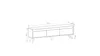 Skye Decor, Century - Walnut, supporto per TV, 100 % Anteprima dell’immagine prodotto 8