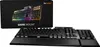 A black Be Quiet! Dark Mount keyboard is shown in the foreground, with its packaging in the background. Produktbild-Vorschau