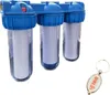 Wasserfilter 3-Stufen-System - 10" - 1" Gewinde - Einfache Produktbild-Vorschau 6