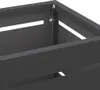 vidaXL Portaombrelli nero, 15,5 x 15,5 x 49 cm, acciaio Anteprima dell’immagine prodotto 5