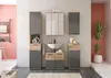 Xonox.Home Mason Waschbecken Unterschrank in Nox Oak / Grau Produktbild-Vorschau 10