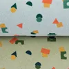 Frotteestoff Meterware Stretch Geometrie Bauklötze hellblau Produktbild-Vorschau 8