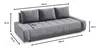 Sofa 3-Sitzer mit Schlaffunktion VOGAR Stoff Monolith Grün Produktbild-Vorschau 4