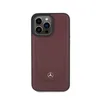 Handyhülle Case iPhone 15 Pro Mercedes Echtleder weinrot Produktbild-Vorschau 7