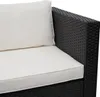 Poly-Rattan Garnitur HWC-F57, Balkon-/Garten-/Lounge-Set Produktbild-Vorschau 3