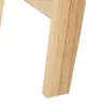 BELIANI Konsolentisch Weiß mit hellem Holz MDF Holzbeine Produktbild-Vorschau 10