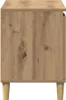 A side view of a wooden TV cabinet on a white background. Náhled obrázku produktu