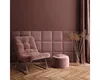Wandkissen Matt Velvet altrosa Samt-Optik 30 x 30 cm Produktbild-Vorschau 4