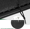 WOLTU Zaunblende Sichtschutz Schattiernetz 280 g/m² HDPE Produktbild-Vorschau 8