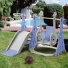 CDGlobal Rutsche für Kinder, 4 In 1 Kinderrutsche Schaukel Produktbild-Vorschau 1