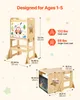 VEVOR Lernturm für Kinder von 1–5 Jahren, 4-in-1-Lernstuhl, Produktbild-Vorschau 2