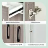 COSTWAY 180 cm vysoká kuchyňská skříňka s integrovanou Náhled obrázku produktu 6