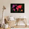 MuchoWow® Poster Weltkarte - Farben - Pflanzen 90x60 cm - Produktbild-Vorschau 7