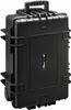 A black tool case with a handle and wheels, shown from the front. Náhľad obrázku produktu