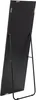 BELIANI Standspiegel aus schwarze Kunstleder 50 x 150 cm Produktbild-Vorschau 5