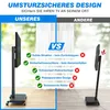 5Rcom TV-Ständer mit Rollen und Holzablage Geeignet für Produktbild-Vorschau 5